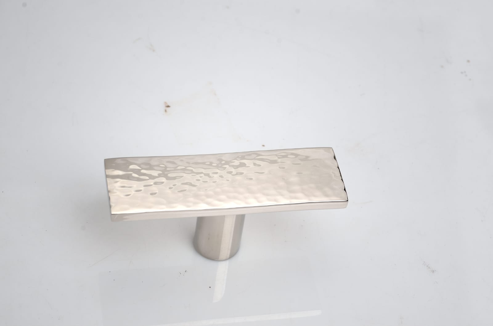 Hammered Rectangular Bar Knob
