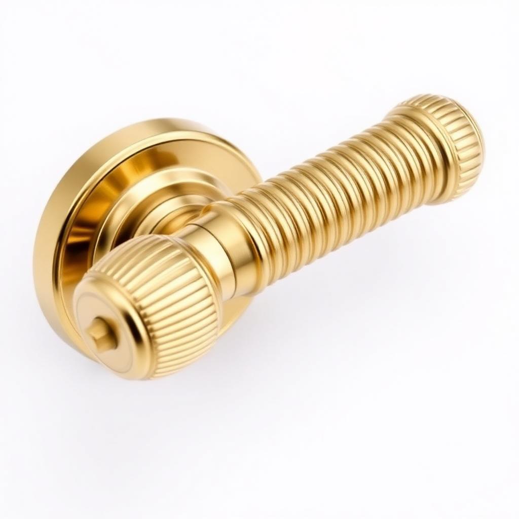 Reeded Lever Handle