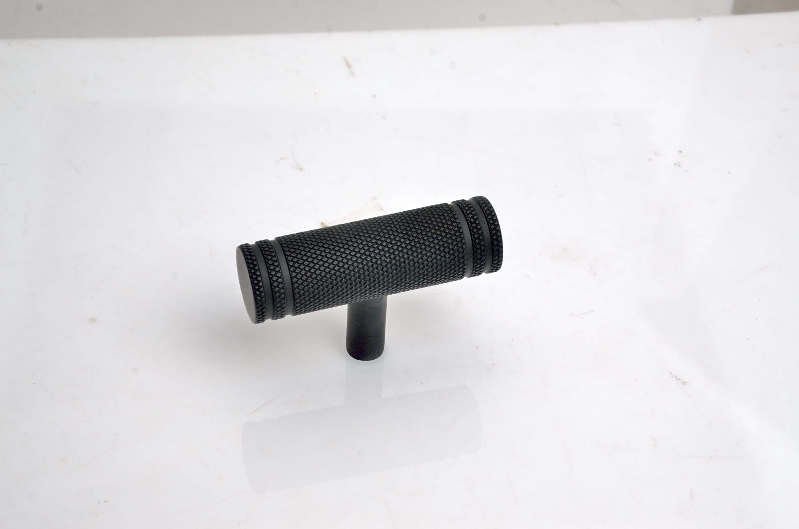 Matte Black Knurled T-Bar