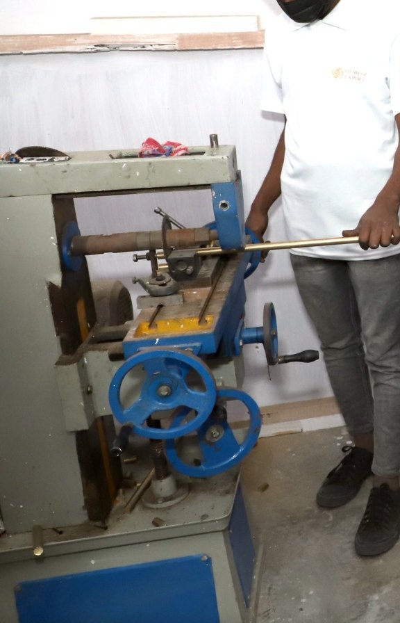 Rod cutting · brass stock