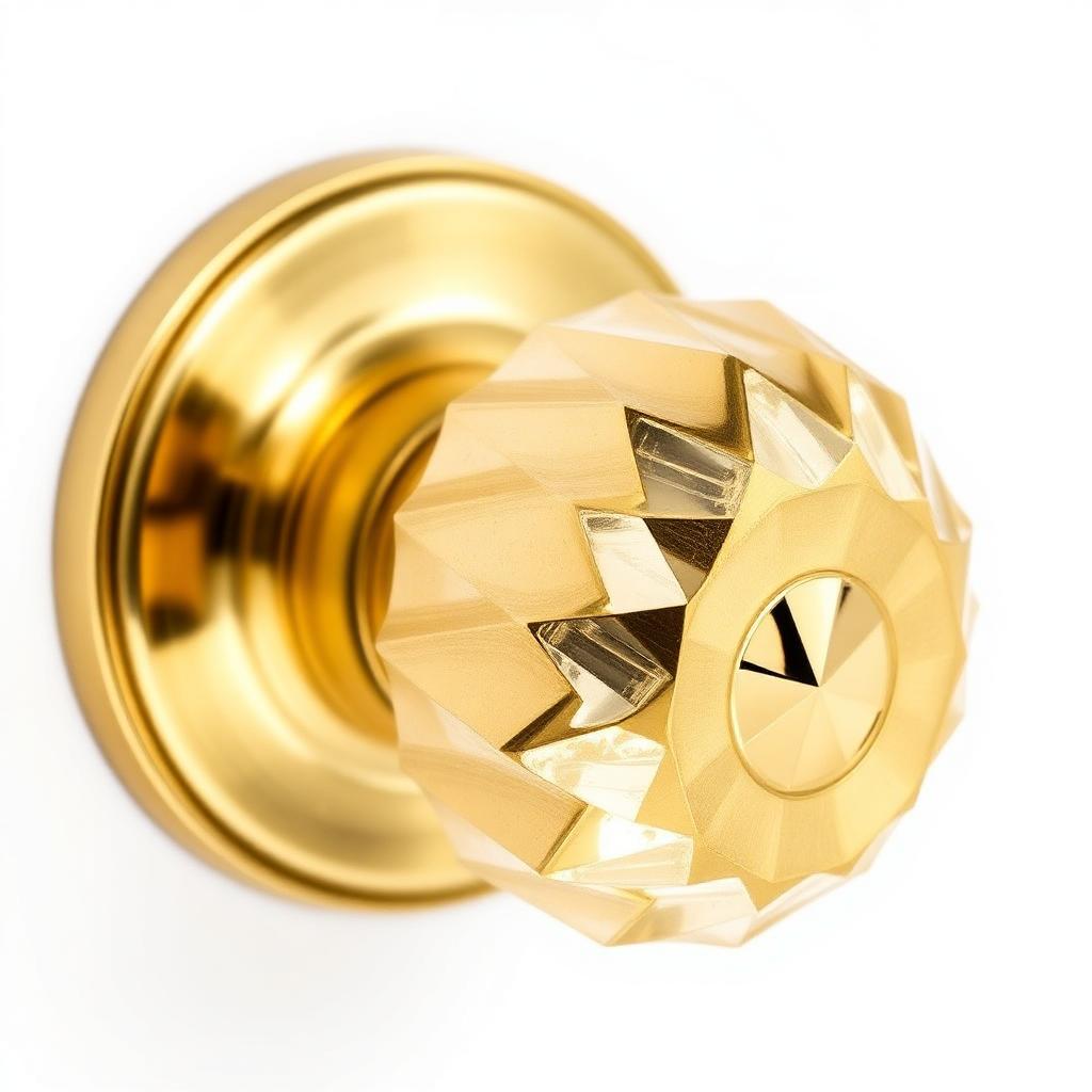 Faceted Cut Door Knob