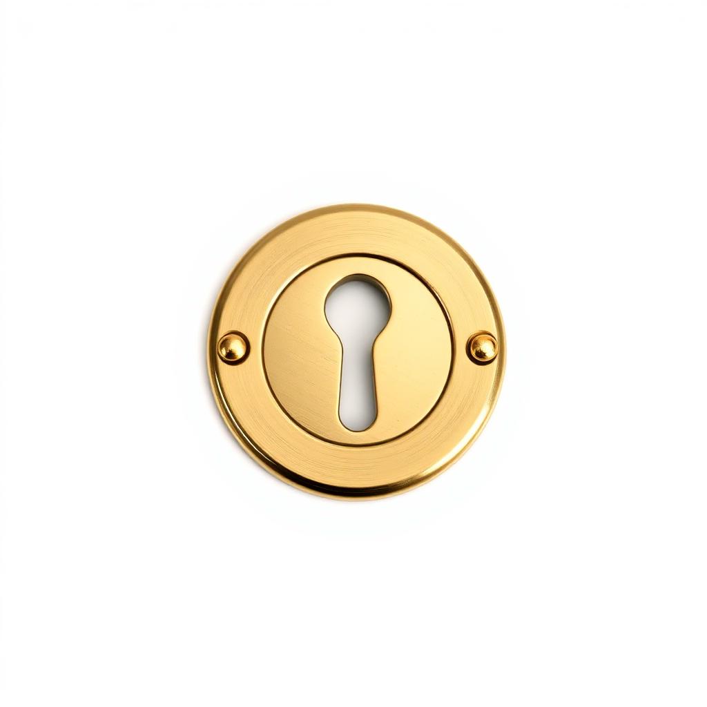 Round Keyhole Escutcheon