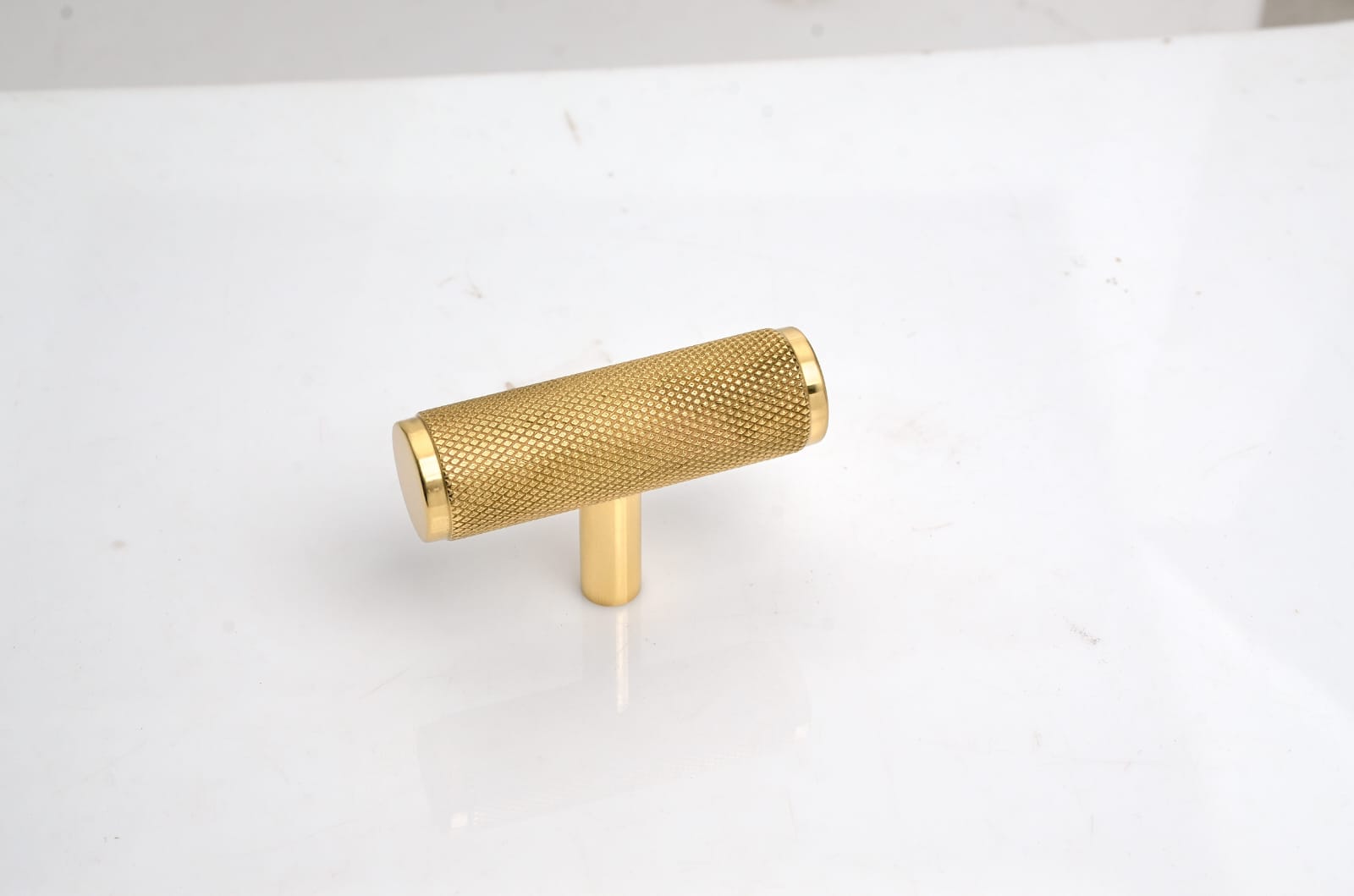 Polished Brass Knurled T-Bar