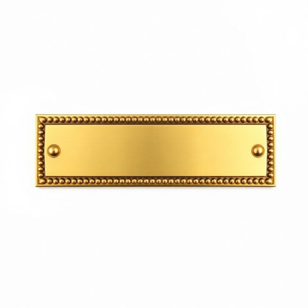 Beaded Edge Finger Plate
