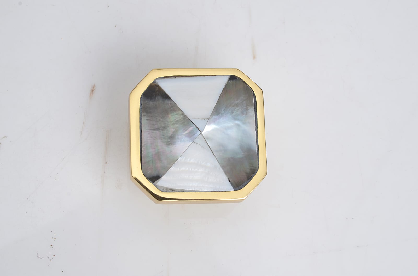 Octagon Pearl Mosaic Knob