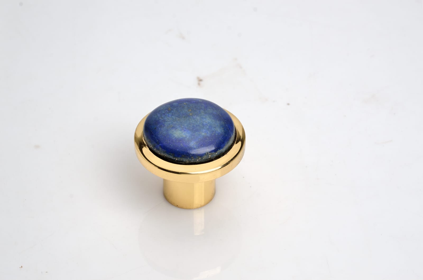 Lapis Cabochon Knob