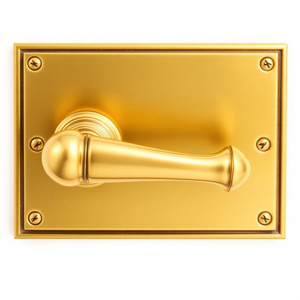 Lever Handle on Plate