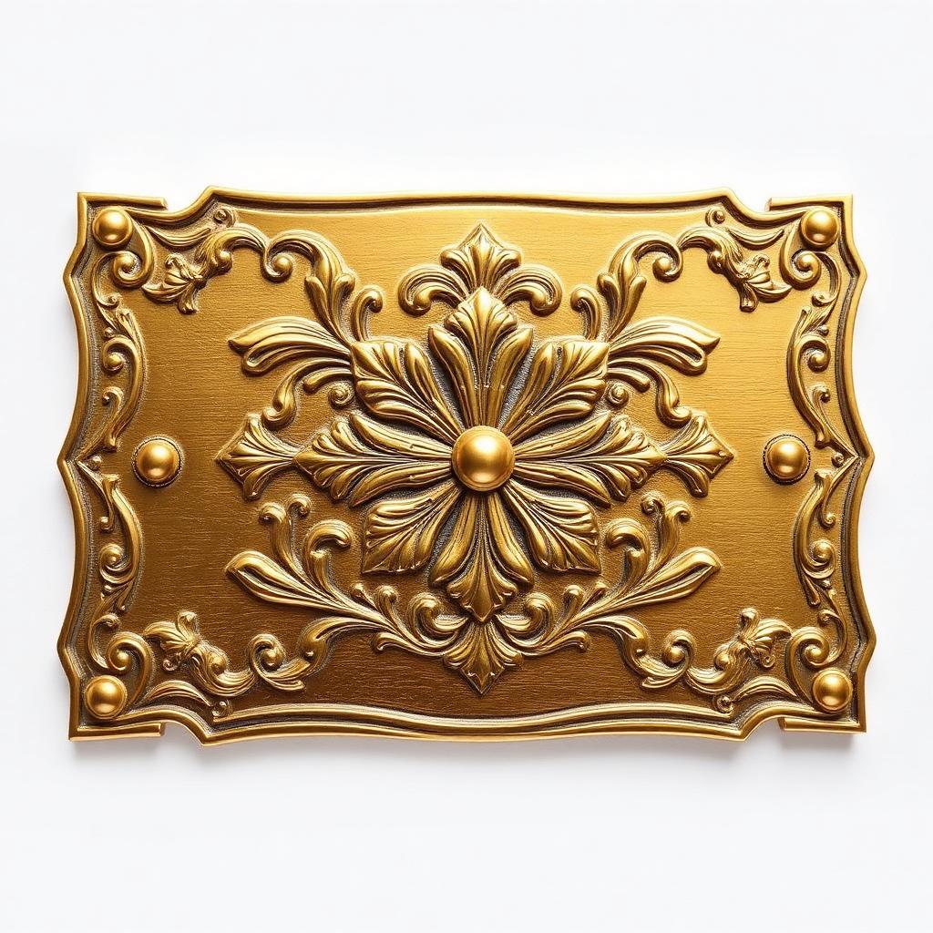 Floral Repousse Finger Plate