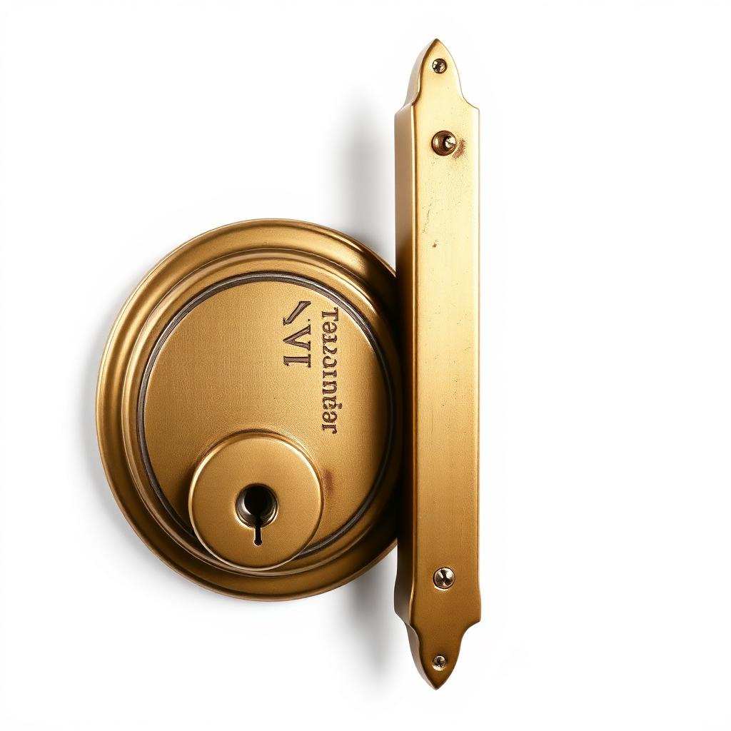 Georgian Brass Rim Lock